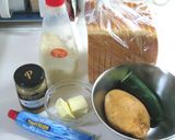 A picture of step 1 of Anchovy and Potato Salad Sandwich.