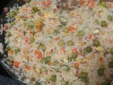 Asian inspired rice with shrimp