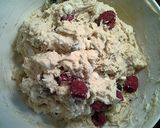 A picture of step 8 of Mixed Berry White Chocolate Chip Streusel Muffins.