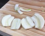 Foto del paso 2 de la receta Acelgas y espinacas salteadas con setas y jamón ibérico