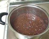 A picture of step 2 of Ohagi with Adzuki Beans and Kinako Powder.