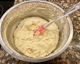 Foto del paso 5 de la receta: Pastel salado con queso crema, pecorino, parmesano y provolone