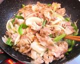 A picture of step 3 of Pork Miso and Ginger Stir Fry.