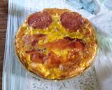 A picture of step 7 of Oven omelette with potatoes,cheese,ham and salami!.