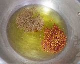 A picture of step 5 of Nayazi daal.