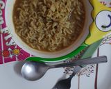 A picture of step 4 of Garam masala Maggi.