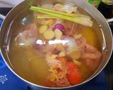Hình bước làm 1 của món Bánh ướt lòng gà