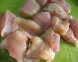 A picture of step 3 of Marinated Chicken Nanban.