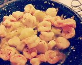 A picture of step 15 of Spaghetti with Shrimp and Scallops in Garlic Butter Sauce.