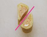 A picture of step 6 of Easy & Cute Heart Tamagoyaki.