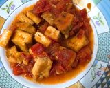 Hình bước làm 6 của món Đậu hủ kho cà