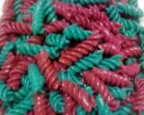 A picture of step 5 of Rainbow Colored Pasta ~ Holiday.