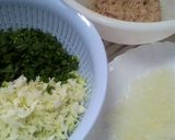A picture of step 2 of Crisp! Light! Juicy! Supreme Gyoza Pot Stickers.