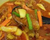Gambar langkah 5 resipi Phat Phet Thai (Rendang Pedas Thai).