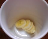 A picture of step 1 of Hot Banana Cocoa.