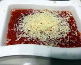 A picture of step 2 of Baked Egg With Coconut Milk And Pasta Sauce.