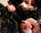 A picture of step 4 of Sig's Prawn and Spinach stuffed Canneloni.