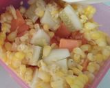 Foto langkah ke 3 dari resep Salad buah untuk diet enak alakadarnya & sehat tanpa mayonnaise.