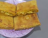 A picture of step 5 of Protein-pack Sattu Cheela(roasted gram flour pancake).