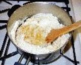 A picture of step 1 of Kimi Shigure (Egg Yolk & Bean Paste Cakes).