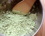 A picture of step 5 of Pancake Mix Matcha Chocolate Scone.