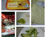 A picture of step 1 of Sardine In Wasabi Mayonnaise Bun.