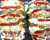 Foto del paso 3 de la receta: Patatas acordeón con queso y requesón 🥔🧀🔥