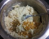 A picture of step 1 of Rukhi Dhokla.
