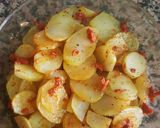 Foto del paso 3 de la receta Patatas al horno con Sobrasada y churrasco a la cerveza