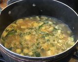 A picture of step 2 of Creamy Courgette Soup with Basil.