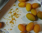 A picture of step 3 of Kumquat and Birdseye chili infused sauce.