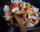 A picture of step 11 of Yum! Sweet and Sour Pork Style Meatballs in Sweet Vinegar Ankake Sauce.