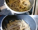A picture of step 2 of Crunchy Crispy Potato Kinpira.