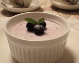 A picture of step 5 of Reduced Sugar Blueberry Jam Easily Made in the Microwave.