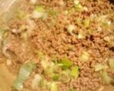 A picture of step 1 of Easy Dandan Noodle-style Soup with Bean Sprouts.