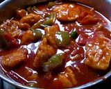 নিরামিষ চিলি পনির (niramis chili paneer recipe in Bengali) রেসিপির ধাপ 6 ছবি