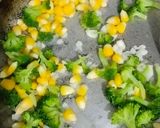 A picture of step 3 of Corn Pasta.