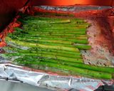 A picture of step 1 of Ham Wrapped Asparagus.