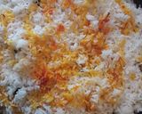 A picture of step 6 of Pineapple biryani very authentic flavor.