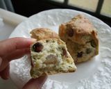 A picture of step 10 of Green Tea & Amanatto Scones.