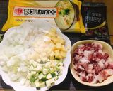 Hình bước làm 1 của món JjajangmyeonMỳ tương đen Hàn Quốc 🍜🍜