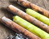Foto langkah ke 6 dari resep Es Lilin Susu (Cokelat Dan Matcha).