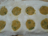 Sorrentinos caseros de calabaza, nuez y rúcula
