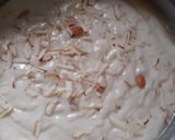A picture of step 7 of Rabdi Malai cake.