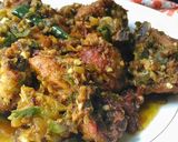 Foto langkah ke 9 dari resep Ayam Goreng Lado Mudo Khas Padang (Ayam Cabe Ijo).