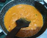 A picture of step 1 of Kesari Halwa.