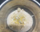 A picture of step 1 of Pizza pancake.