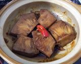 Hình bước làm 4 của món Mít Non Kho Rau Răm Chay