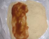 A picture of step 3 of Hawaiian calzones.