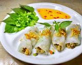 A picture of step 12 of Bánh cuốn (Vietnamese Steamed Rice Rolls, Made in a Skillet).